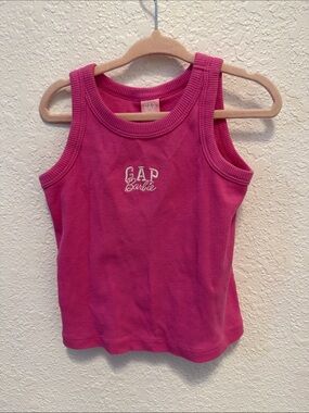 GAP Barbie toddler Hot Pink Ribbed Tank